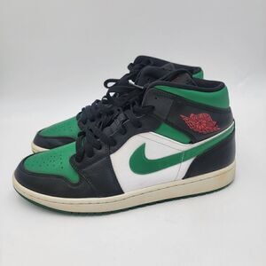 Nike Air Jordan 1 Green Toe "Pine Green" Shoes Sz 10 (554724-067) Sneakers